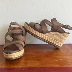 Clark’s Indigo Wedges